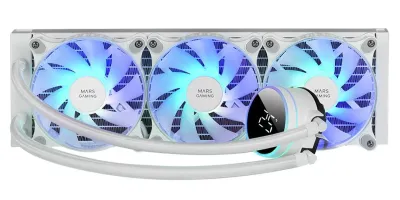 Mars Gaming ML-LCD360 AIO ARGB 120mm LCD Blanco