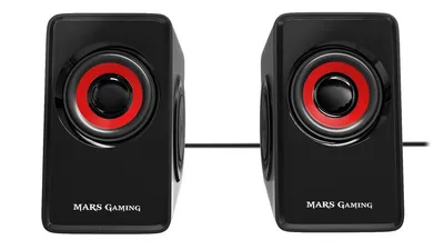 Mars Gaming MS1 Altavoces 10W Subwoofer Jack 3.5mm Pc Mac Smartphone Tablet