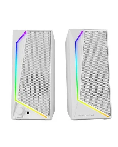 Mars Gaming MS72W Altavoz Blanco 15W Alámbrico