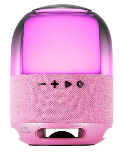 Mars Gaming MS-FLOW Bluetooth 5.3 15W DeepBass RGB 360° Rosa