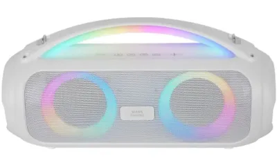 Mars Gaming MS-PULSE Altavoz Bluetooth 50W RMS RGB Ultra-Bass Manos Libres