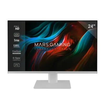 Mars Gaming MV-24 24” IPS FHD 120Hz 1ms HDR10 Blanco