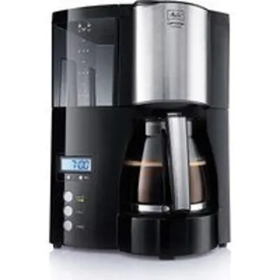 Melitta Optima Timer Cafetera de Goteo 8 Tazas Negra