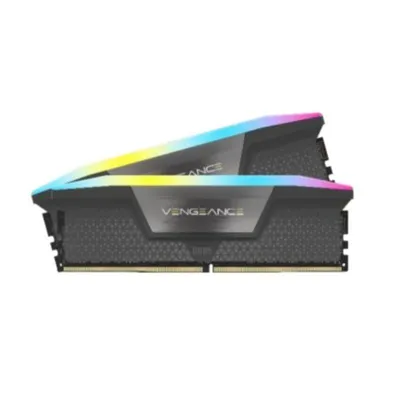 Memoria RAM Corsair Vengeance RGB 64GB 2x32GB DDR5 6000MHz CL40 Intel XMP AMD EXPO Gris