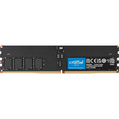 Memoria RAM Crucial CT32G64C52CU5 32GB 1x32GB DDR5 6400MHz CL52 Negro