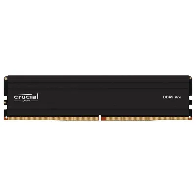 Memoria RAM Crucial PRO CP16G60C48U5T 16GB 1x16GB DDR5 6000MHz CL48 Disipador Negro
