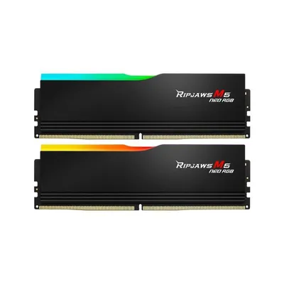 Memoria RAM G.Skill Ripjaws M5 RGB F5-6000J3636F32GX2-RM5NRK 64GB 2x32GB DDR5 6000MHz CL36 Intel XMP AMD EXPO RGB Multicolor