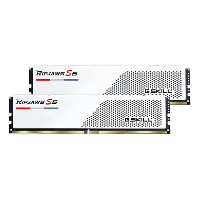 Memoria RAM G.Skill Ripjaws S5 F5-5200J4040A48GX2-RS5W 96GB 2x48GB DDR5 5200MHz CL40 Intel XMP Disipador Blanco