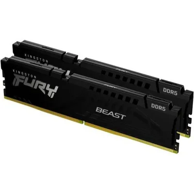 Kingston Technology FURY Beast 16GB 6000MT/s DDR5 CL30 DIMM (Kit of 2) Black EXPO