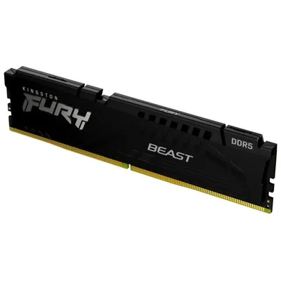 Memoria RAM Kingston FURY Beast 64GB 1x64GB DDR5 5600MHz CL36 AMD EXPO Intel XMP Negro