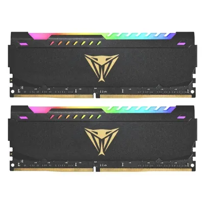 Memoria RAM Patriot Viper Steel RGB PVSR432G320C6K 32GB 2x16GB DDR4 3200MHz CL16 RGB XMP Multicolor