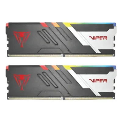 Memoria RAM Patriot Viper Venom PVVR532G600C36K 32GB 2x16GB DDR5 6000MHz CL36 RGB Intel XMP Negro Blanco