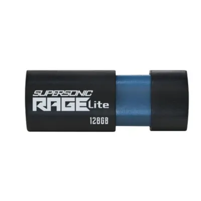 Memoria USB Patriot Supersonic Rage Lite 128GB USB 3.2 Gen1 Negro Azul