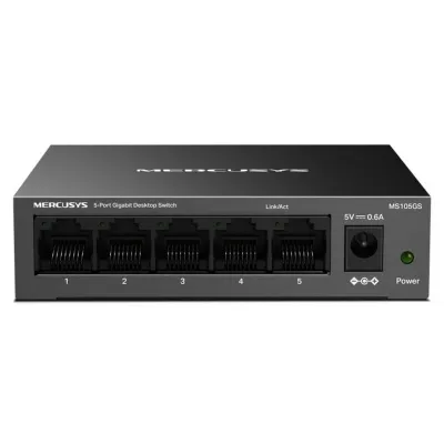 Mercusys MS105GS Switch Gigabit 5 Puertos RJ45