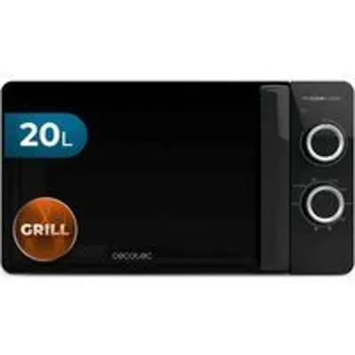 Microondas Cecotec Proclean 3130 20L 700W con Grill 800W 6 Niveles 3DWave