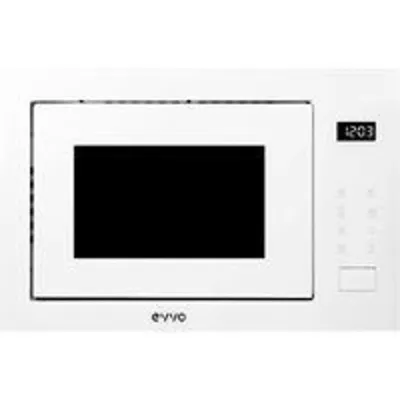 Microondas EVVO Mi45 Glass Wh 25L 1200W Grill Display Digital Cristal Blanco
