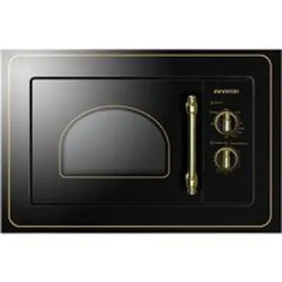 Microondas Infiniton IMW-RU20 20L 800W Grill 1000W Integrable Acabado Negro Rústico 8 Programas