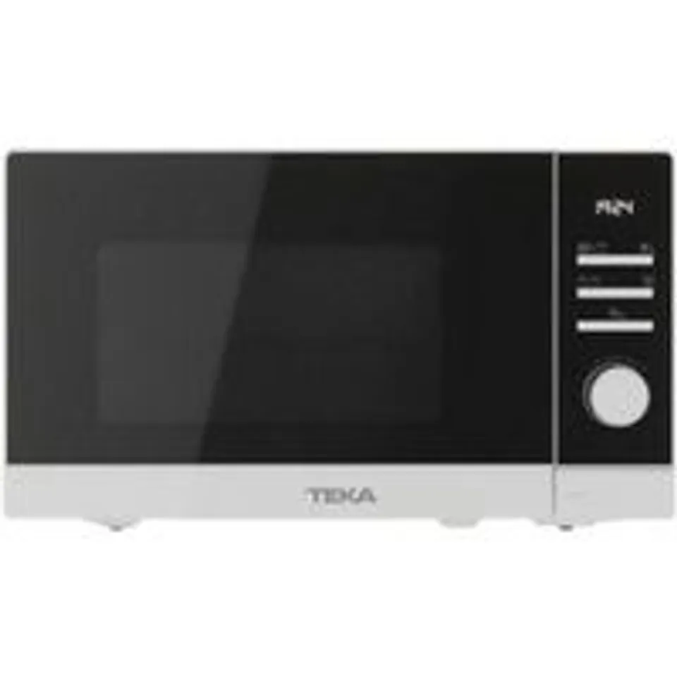 Microondas Teka 20L 700W con Grill 1000W 8 Programas Encimera Negro