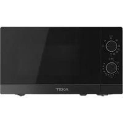 Microondas Teka MW FS20 G BK 20L 700W con Grill 1000W 5 Niveles Botones Negro