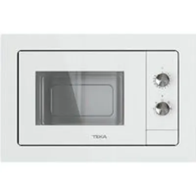 Microondas Teka NEO MB 6200 BI WH 20L 800W Integrable con Plato Giratorio y Descongelar