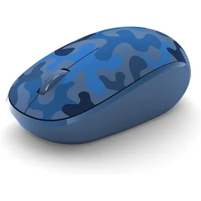 Microsoft Ratón Bluetooth Camuflaje Azul 1000 DPI