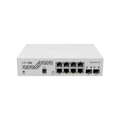 MikroTik CloudSmart 610-8G-2S+IN Switch 8 Gigabit Puertos + 2 SFP+