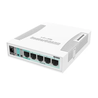 MikroTik RB260GS Switch 5 Puertos Gigabit + 1 SFP