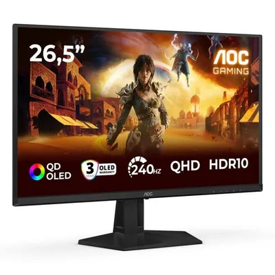 Monitor AOC Q27G41ZDF 26.5" Quad HD 240Hz QD-OLED Tiempo de respuesta 0,03 ms HDR10