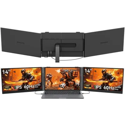 Monitor Blackview DCM6 14" FullHD 60Hz IPS Ultra Delgado Dual USB-C Aluminio