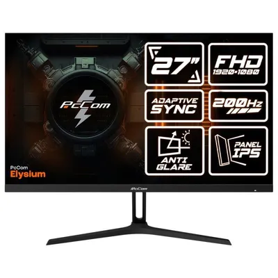 Monitor gaming PcCom Elysium 27" IPS FHD 200Hz Adaptive Sync