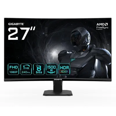 Monitor GIGABYTE GS27FC2 27" FullHD 240Hz VA Curvo 1 ms HDR