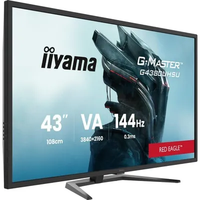 Monitor iiyama G-MASTER G4380UHSU-B2 43" UltraHD 4K 144Hz VA Gaming HDR400