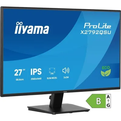 Monitor iiyama ProLite X2792QSU-B1 27" Quad HD 120Hz IPS 3ms Altavoces USB HDMI DisplayPort