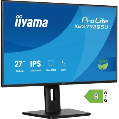 Monitor iiyama ProLite XB2792QSU-B1 27" Quad HD 120Hz IPS 3 ms Altura USB Altavoces