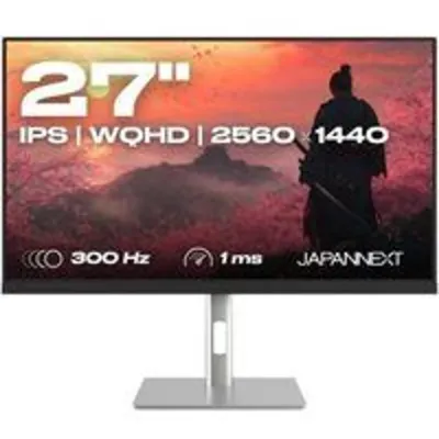 Monitor JAPANNEXT 27" WQHD 300Hz IPS G-Sync FreeSync HDR Altura/Incl. Altavoces