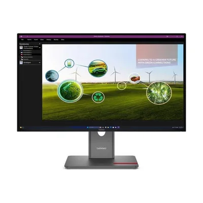 Monitor Lenovo ThinkVision P27Q-40 27" QHD 120Hz IPS con HDR10, cámara y altura ajustable