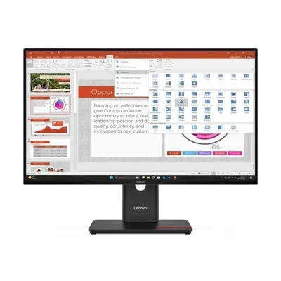 Monitor Lenovo ThinkVision T27-40 27" FullHD 120Hz IPS Hub USB Ajuste Altura VESA Tiempo Respuesta 6ms
