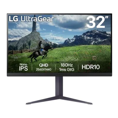 Monitor LG 32GS85QX-B 32" QuadHD 180Hz IPS Gaming 1ms FreeSync G-SYNC