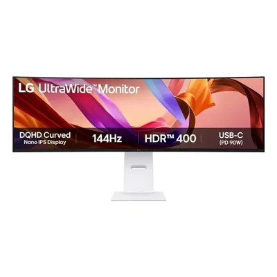 Monitor LG 49U950A-W 49" Dual QHD 144Hz Nano IPS Curvo FreeSync HDR400 Altura ajustable