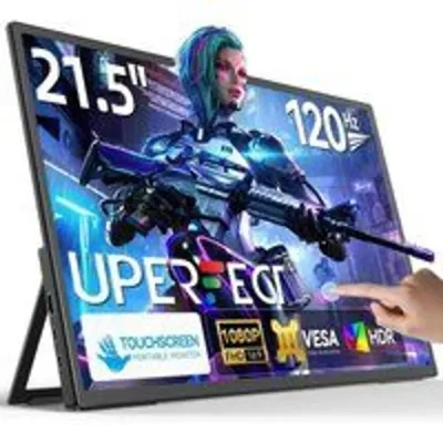 Monitor portátil táctil 21,5" 120Hz Gran Pantalla Ultra Fluida Multiconexión Universal