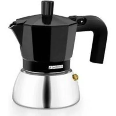 Monix Induction Inox M863009 Cafetera Italiana 9 Tazas Negra