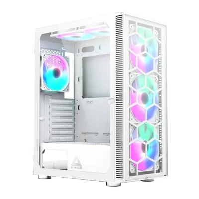 Montech X3 Glass ATX RGB Blanca