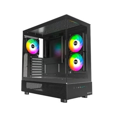 Montech XR-B Negro ARGB 3x120mm Ventana Lateral VGA 420mm