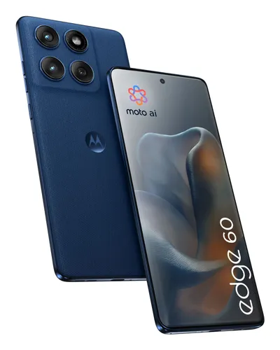 Motorola edge 60 16,9 cm (6.67") SIM doble Android 15 5G USB Tipo C 12 GB 256 GB 5200 mAh Azul