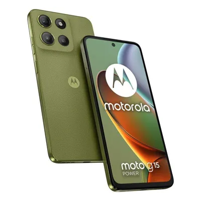 Motorola Moto G15 Power 8GB 256GB 6.72" LCD 4G Dual SIM Batería 6000mAh NFC IP54 Android 15 Verde