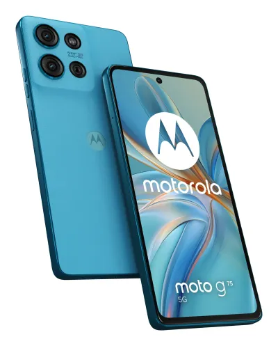 Motorola moto g75 5G 17,2 cm (6.78") Ranura híbrida Dual SIM Android 14 USB Tipo C 8 GB 256 GB 5000 mAh Azul