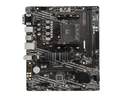 MSI A520M PRO AM4 Ryzen 3000 DDR4 64GB