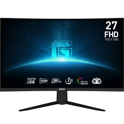 MSI G27C3F 27" FHD 1920x1080 LCD Curvo Monitor Negro