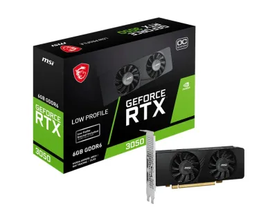 MSI GeForce RTX 3050 LP 6G OC 6GB GDDR6
