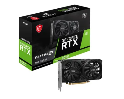 MSI GeForce RTX 3050 VENTUS 2X E OC 6GB GDDR6